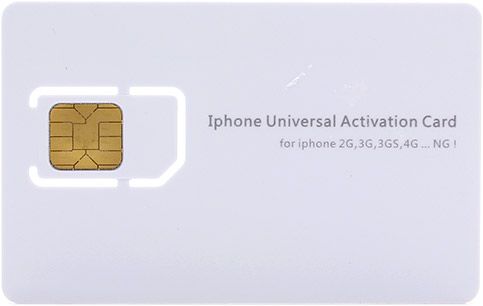Activator SIM Card for Apple iPhone 2G / 3G / 3GS / 4 / 4S
