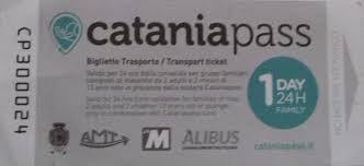 1 day (24h) Family Catania Pass transport ticket