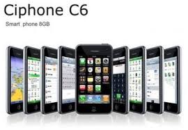 CiPhone - C6 iPhone clone (Quadband, 3.5" Touchscreen, 8 GB, Bluetooth, MP3 / MP4 player, WIFI, GPS, WM 6.1, Java)