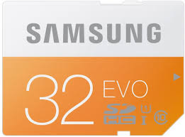 Samsung EVO SDHC 32 GB (Class 10, UHS-I Grade U1, up to 48 MB/s) memory card