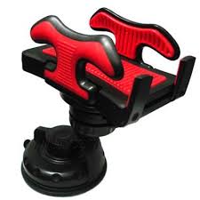 Universal Shockproof Car Mount Holder for PDA/Cell Phones/iPhone 4/iPhone 3GS/iPhone/iPod/MP3/MP4/MP5/GPS/PNA (Black + Red)