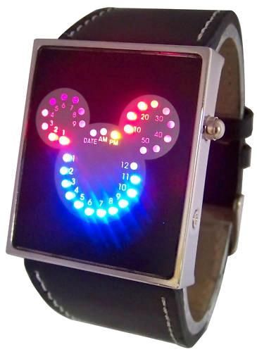Mickey Mouse Led Unisex Watch
