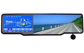 4.3'' Car Rearview Mirror GPS with wireless Camera and Laser/Radar  Detector, DVR, Bluetooth