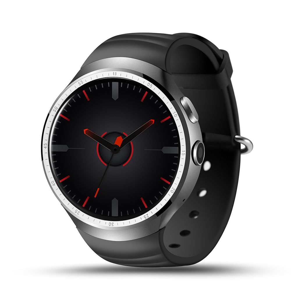 Lemfo Les1 Smartwatch Phone (Android 5.1 OS, MT6580 Quad-Core 1.3 GHz CPU, 1 GB RAM, 16 GB ROM, 1.39" 400 × 400 Screen, 2.0 MP HD Camera, 3G, WIFI, Bluetooth, GPS, Heart Rate Monitor, Android and iOS support)