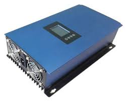 Battery Discharge Power Mode / Wind Turbine / Solar Panel (PV) MPPT Grid Tie Inverter with Limiter, LCD Display and WiFi module