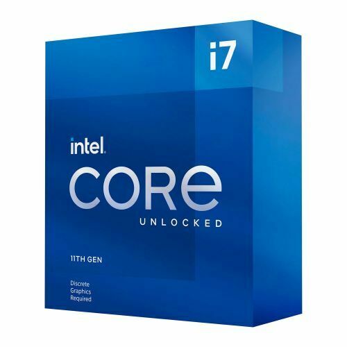 Intel Core i7-11700KF (8-Core/16 Thread, 3.6-5.00 GHz, 16 MB Cache, Rocket Lake, LGA1200) Desktop Processor (Box)