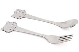 Hello Kitty Stainless Flatware: Spoon & Fork