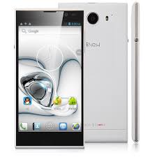 iNew V3 ultra thin Dual SIM Smartphone (Android 4.2.2, MTK6582 Cortex A7 Quad Core 1.3 GHz, 1 GB RAM, 16 GB ROM, 5\'\' HD IPS Multi-Touch Screen, 3G/WCDMA + GSM, Bluetooth, WiFi, GPS, Dual Camera: 5 / 13 MP, NFC, OTG)