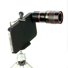 8x Optical Zoom Telescope Camera Lens + Case + Tripod Stand for iPhone 4 / 4S