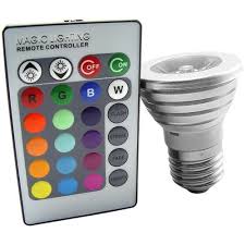 LED Light Bulb with 16 Colors Changing and Wireless Remote Control (3W, E27)