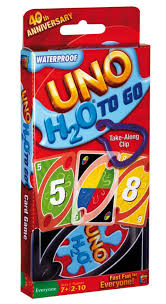 Mattel Uno H2O tarjeta