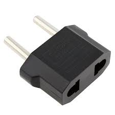 US to EU AC Power Plug Converter Adapter